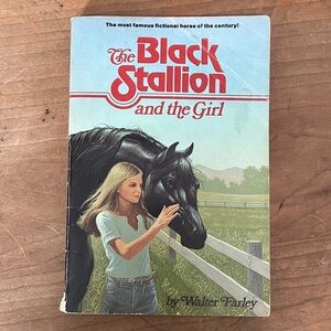 Vintage 1971 The Black Stallion and the Girl Book by Walter Farley